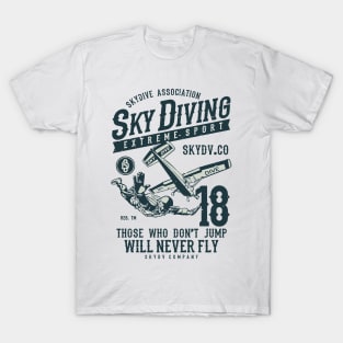 Sky Diving Extreme Sport T-Shirt